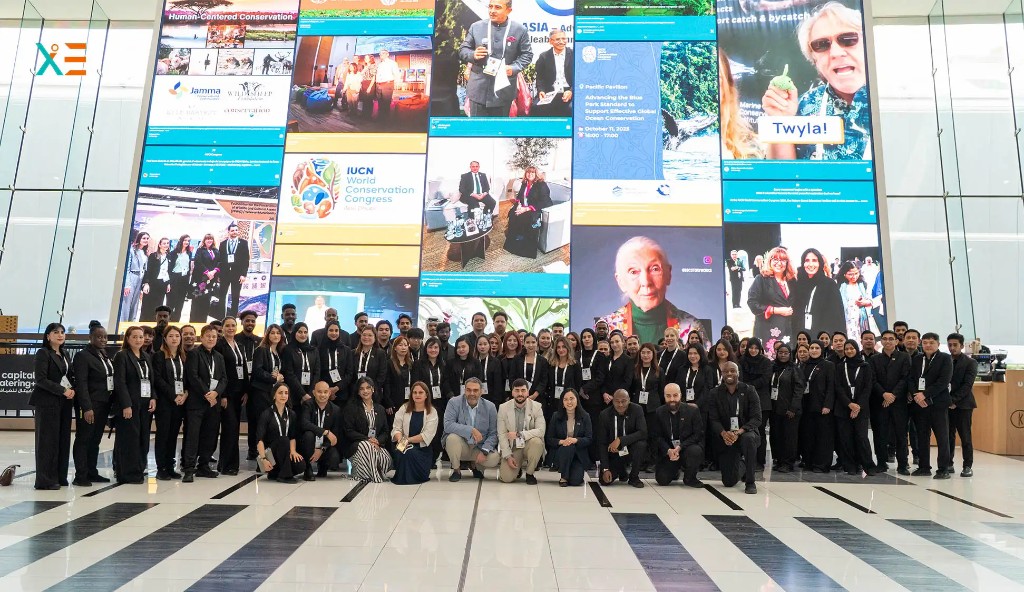 Xenial Events media crew covering a major congress in Abu Dhabi