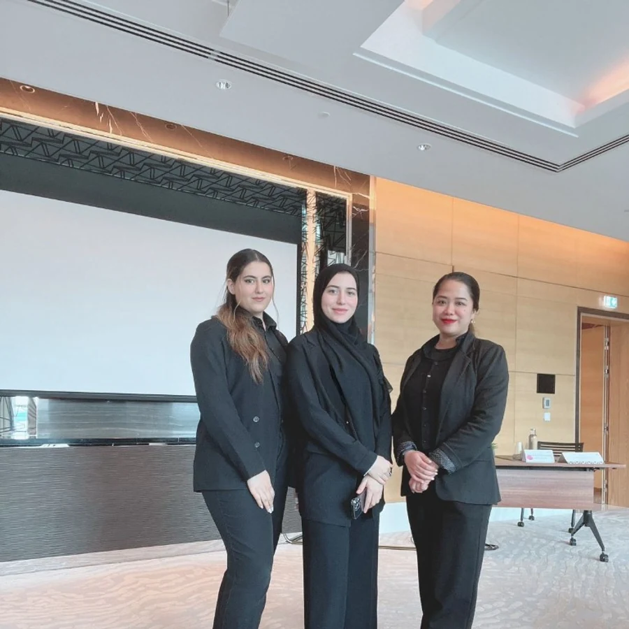Xenial Events coordination team on site at a conference venue