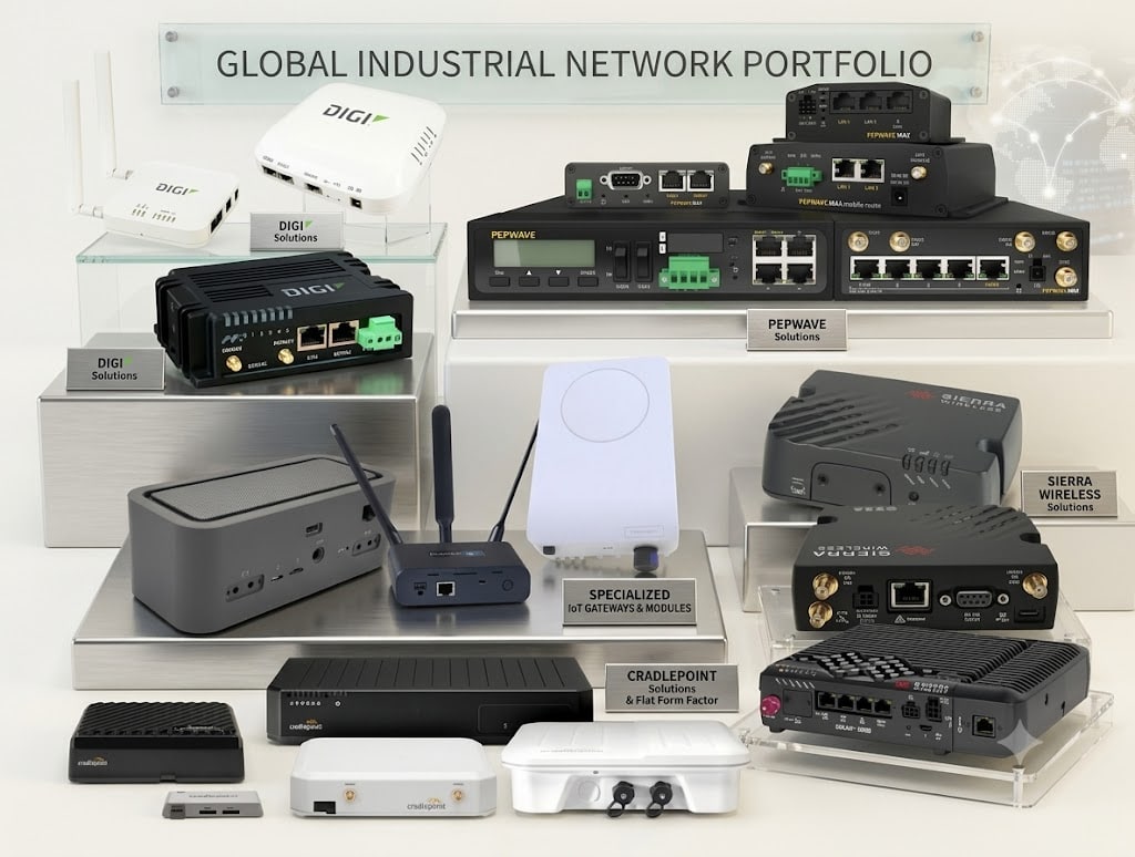 Managed Event WiFi Network industrial networking portfolio available for event equipment rental in Dubai and across the UAE from Xenial Events
