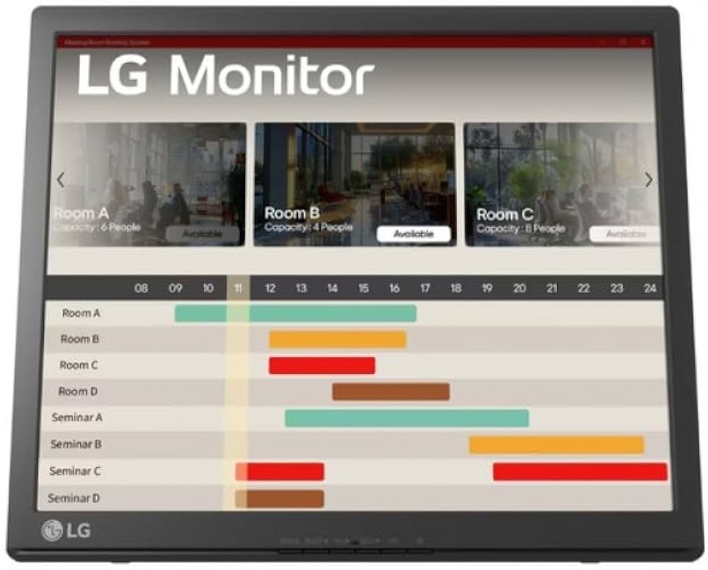 LG Touch 17BR30T-B LED touch monitor available for event equipment rental in Dubai and across the UAE from Xenial Events